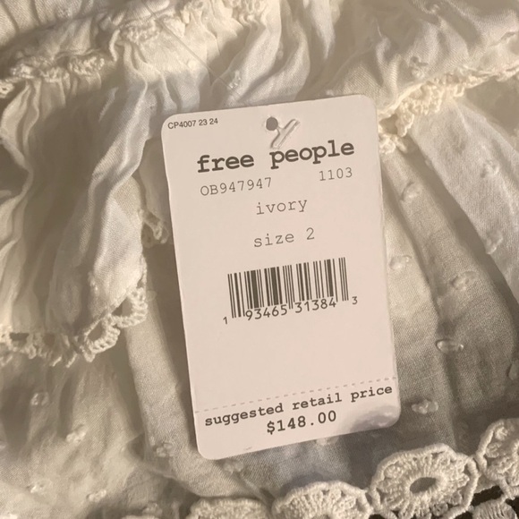 Free People Creul Intentions Dress in White- 0,2,12 - Picture 10 of 12